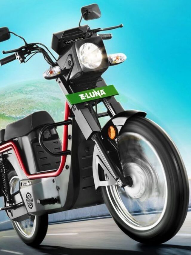 Kinetic Luna is Back Eluna Launched at Rs_ 70,000 with 110 Km Range