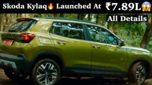 Skoda Kylaq Car Launched With A Mileage Of 22 Km Per Liter