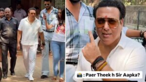 Govinda Arrives At Home To Cast His Vote Despite Being Shot