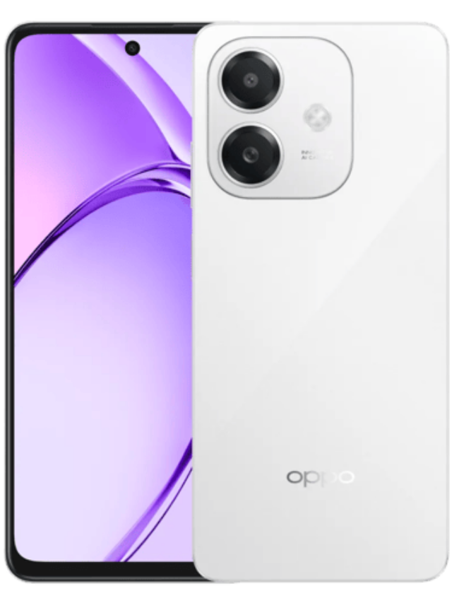 Oppo-a3x-5g-starlight-white-128gb-4gb-ram-Front-Back-View