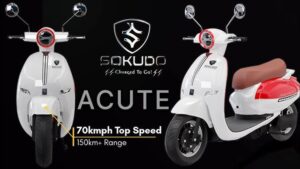 Ola and Bajaj Launch Sokudo Acute 2 Electric Scooter at Affordable Price with 120KM Range