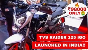 TVS Raider 125 iGO Launched With New Stylish Bike With Great Looks And Advanced Features