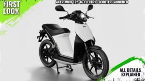 Acer Muvi 125 4G: A New Electric Scooter with 83km Range