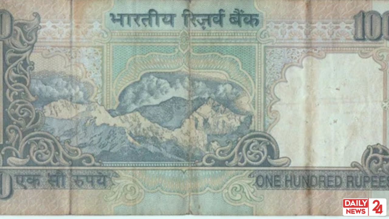 100 rupee note