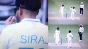 IND vs AUS 3rd Test: Mohammed Siraj Throw Almost Injures Jadeja, Creates Tension