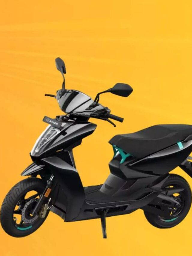 Sleek and Stylish_ The Ather 450X Electric Scooter