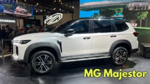 MG Majestor A Bold Statement in the Indian SUV Come In Market