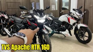 Stylish And Powerful TVS Apache RTR 160 Bike First Time Available At Just This Price