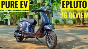 The PURE EV EPluto 7G A Stylish and Practical Electric Scooter for Urban Commuting