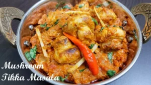 A Flavorful Feast Restaurant Style Mushroom Masala