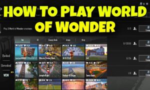 BGMI World of Wonder Mode Play Learn and Make a Difference