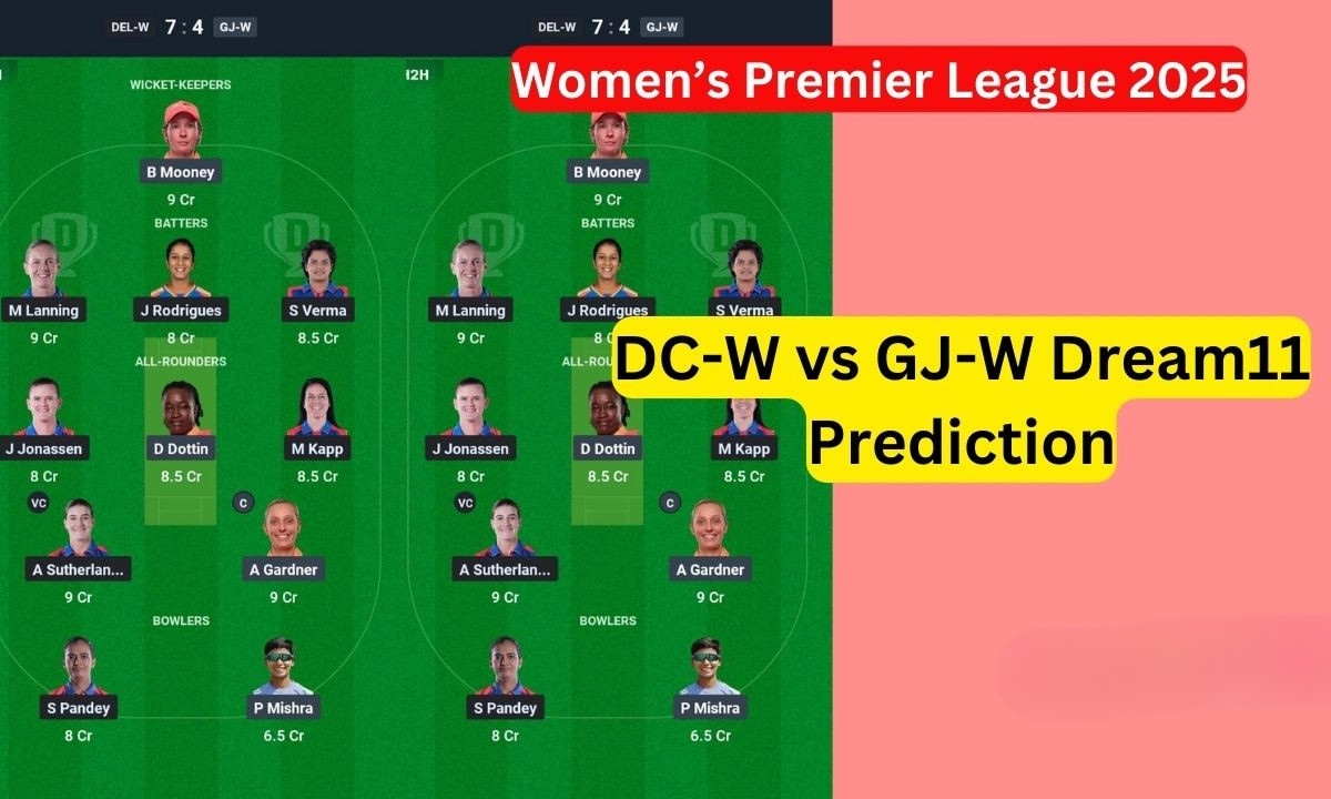 DC-W vs GJ-W WPL 2025