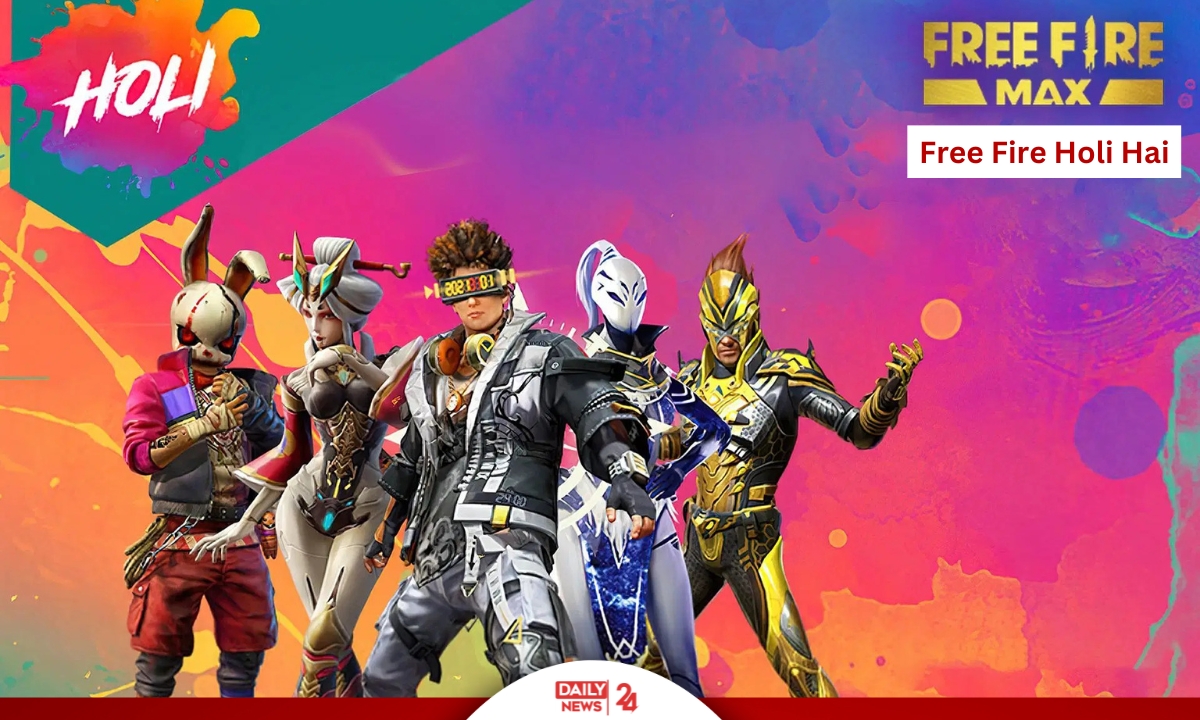 Celebrate Colors with Free Fire Holi Hai Event Exciting Rewards And Faded Wheel Details