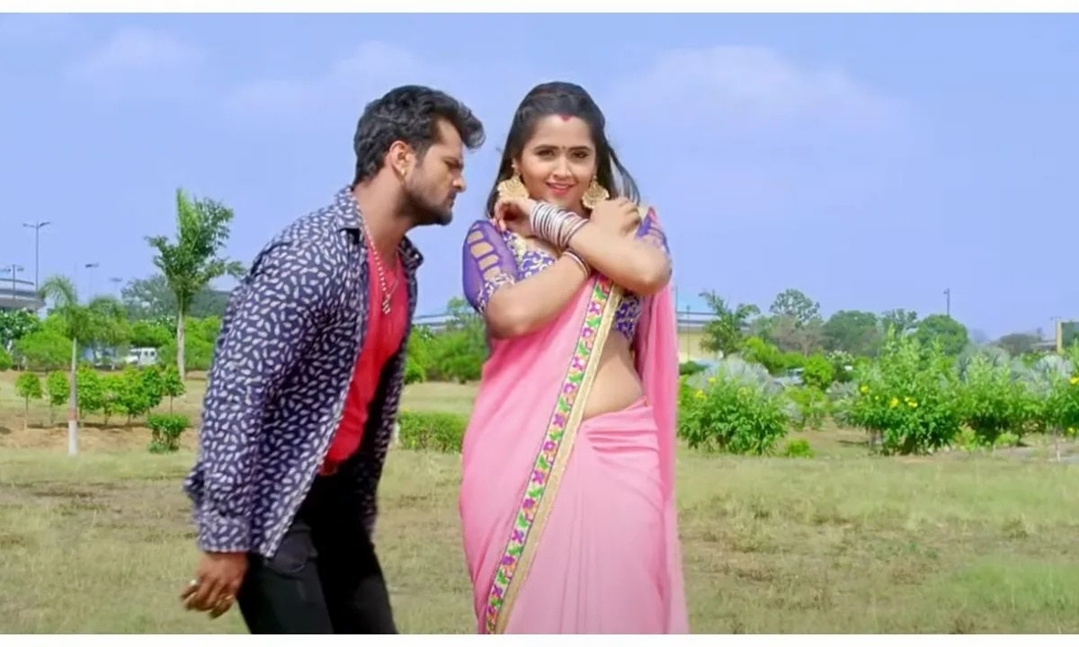 Khesari Lal Yadav and Kajal Raghwani The Evergreen Bhojpuri Duo In Fansari Laga De Dupata