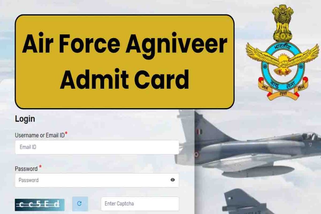 Indian Air Force Agniveer Vayu Admit Card 2025