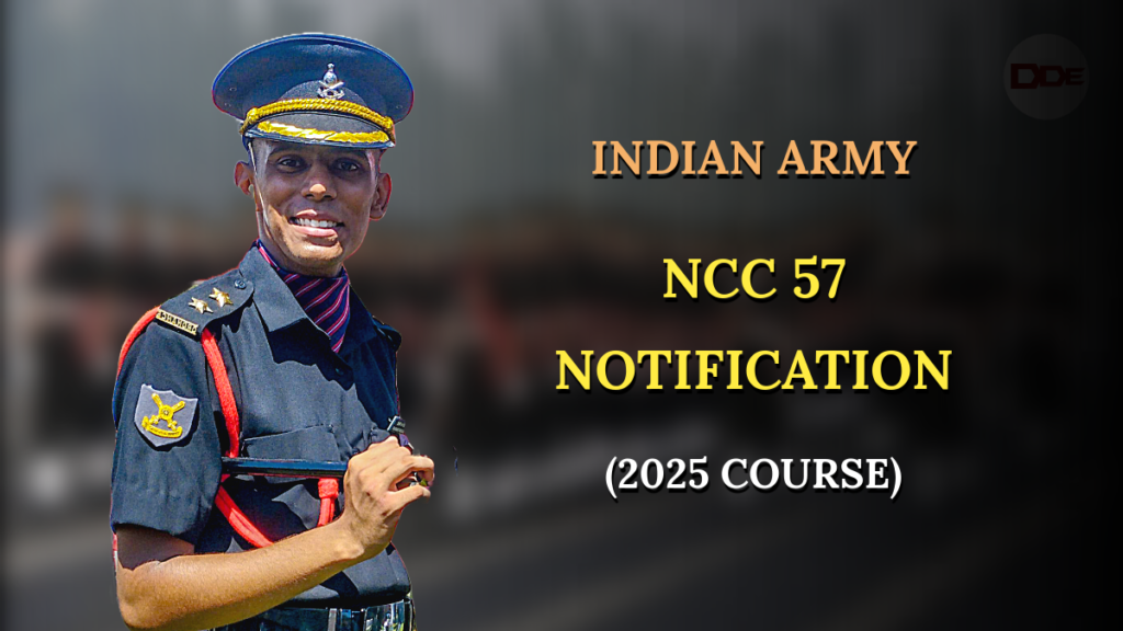 Indian Army NCC Special Entry 2025