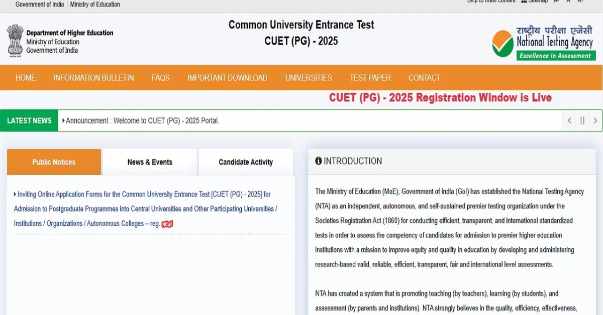 CUET PG 2025: Important Changes, Admit Card Download Link and Exam Details