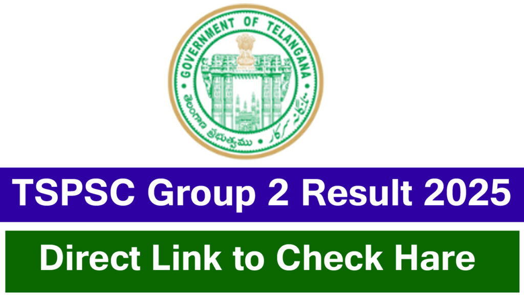 TSPSC Group 2 Result 2025