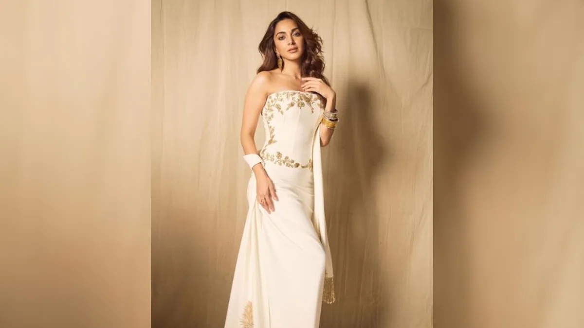 Kiara Advani चं मेट गालावरचं रूप भारतीय संस्कृती आणि आईपणाचं अभिमानाचं प्रतीक