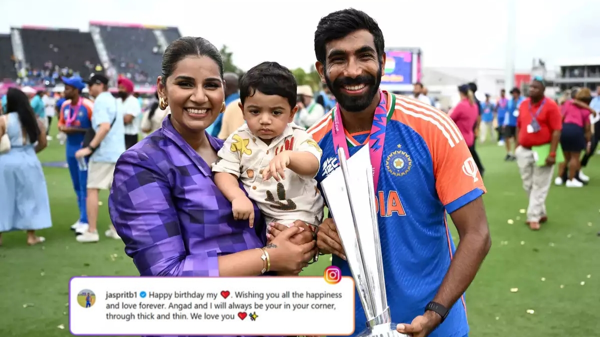Jasprit Bumrah आणि संजना गणेशन मैदानावर आणि खासगी जीवनात एक गोड जोड