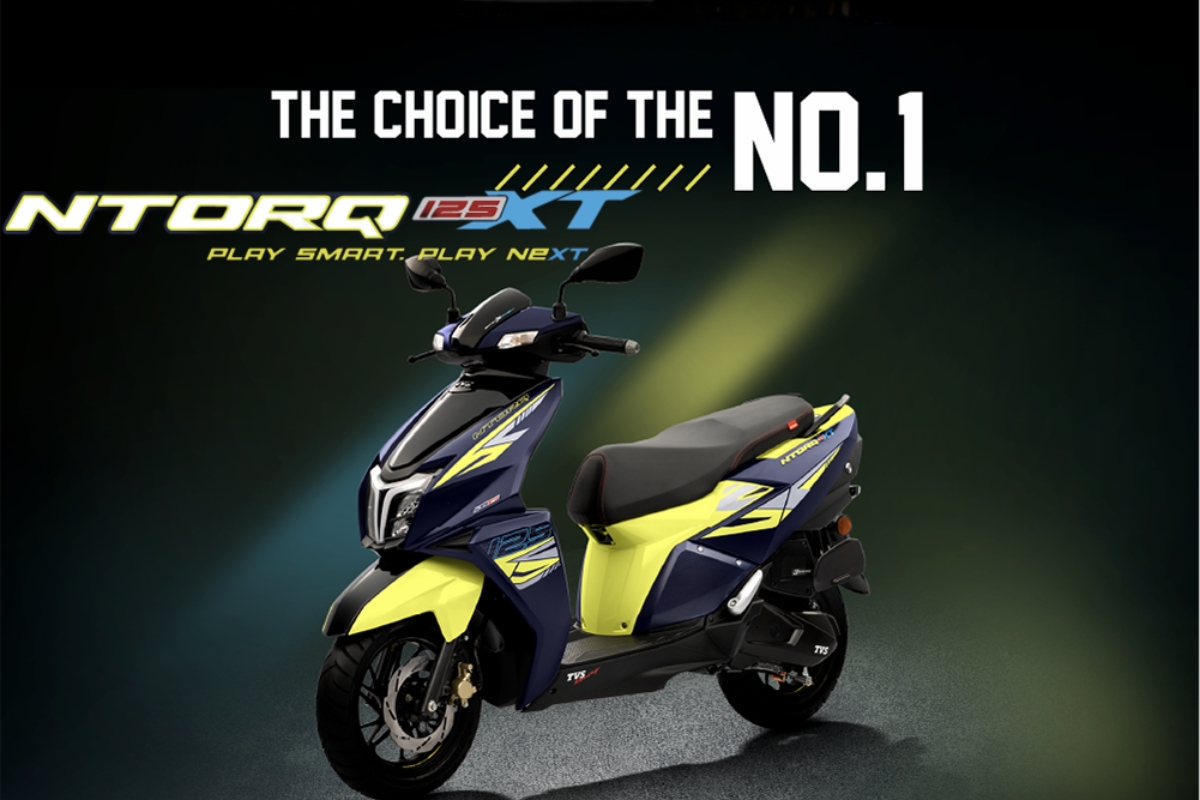 TVS NTORQ 125 ₹79,825 मध्ये मिळवा स्मार्ट कनेक्टिव्हिटी आणि पॉवरफुल परफॉर्मन्स