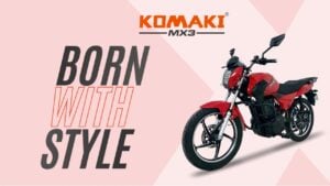 Komaki MX3 E-Bike: शानदार रेंज और बेहतरीन फीचर्स के साथ तहलका मचाएगी ये बाइक! जनिए