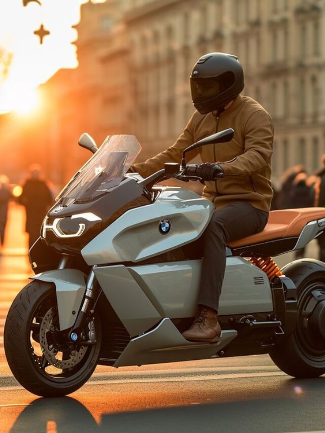 BMW CE 04 _ Le maxi-scooter électrique et écologique de luxe à la conquête des villes