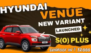 सिर्फ 10 लाख में सनरूफ वाली Hyundai Venue S(O) Plus! जानिए इसके शानदार फीचर्स