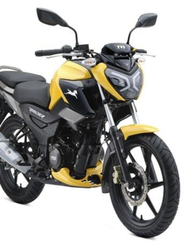 TVS Raider 125 with TFT dash launched at Rs 99,990 - Cachy Cars