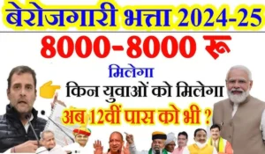 Berojgari Bhatta Yojana 2024 से मिलेगी बेरोजगार युवाओं के लिए हर महीने 2500 रुपये की आर्थिक सहायता