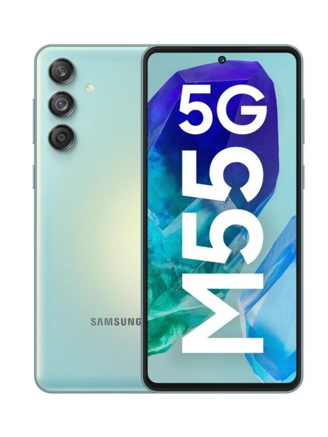 Samsung Galaxy M55 5G - Blue _ 256GB _ 8GB (2)