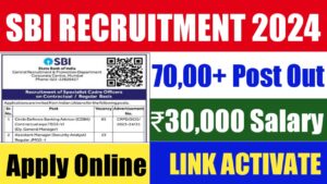 SBI Recruitment 2024: SBI ने बढ़ाई तारीख, अब 14 अक्टूबर तक SCO  भर्ती के लिए कर सकते है आवेदन, देखे