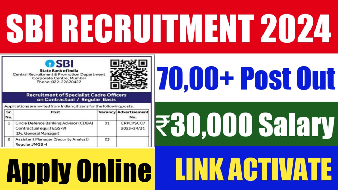 SBI Recruitment 2024