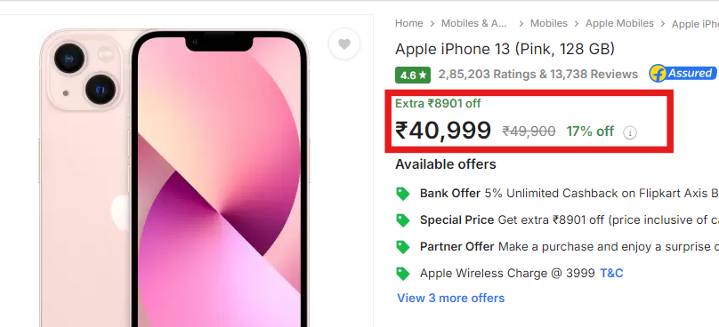 iPhone 13 Discount Offer