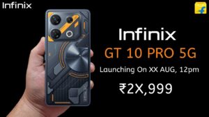 108MP के साथ लांच हुआ नया Infinix GT 10 Pro दमदार परफॉर्मेंस और गेमिंग के लिए खास स्मार्टफोन