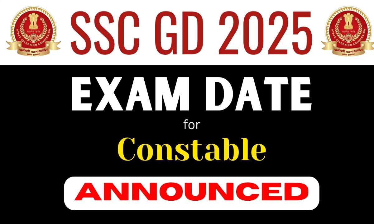 SSC GD Constable Exam Date 