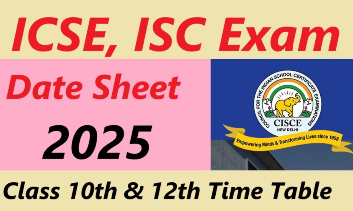 CISCE Exam Datesheet