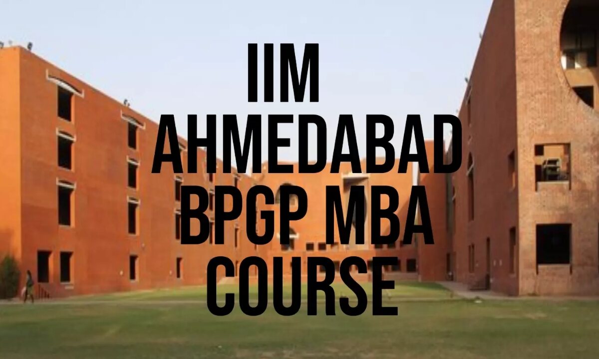 IIM MBA BPGP Course