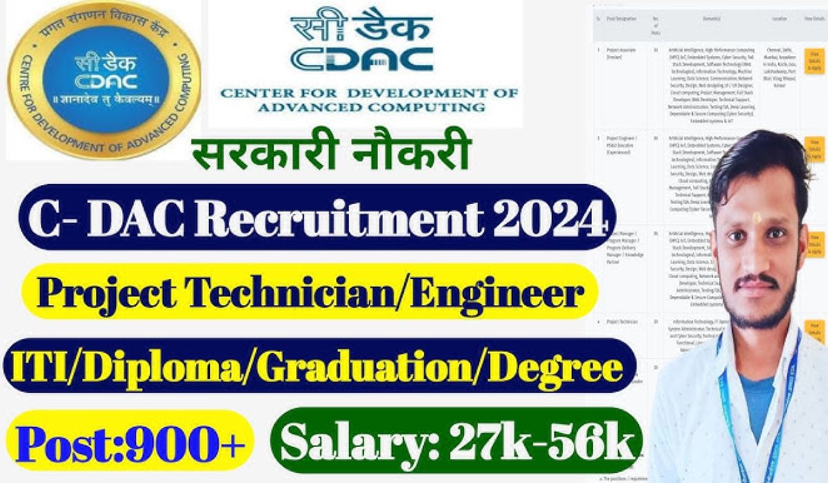 CDAC Noida Vacancy