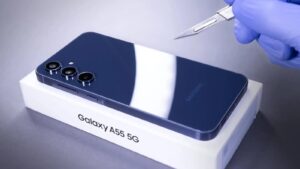 50MP कैमरा और 5000mAh की धंधा बैट्री पैक के साथ बजट रेंज में आई Samsung Galaxy A55 स्मार्टफोन