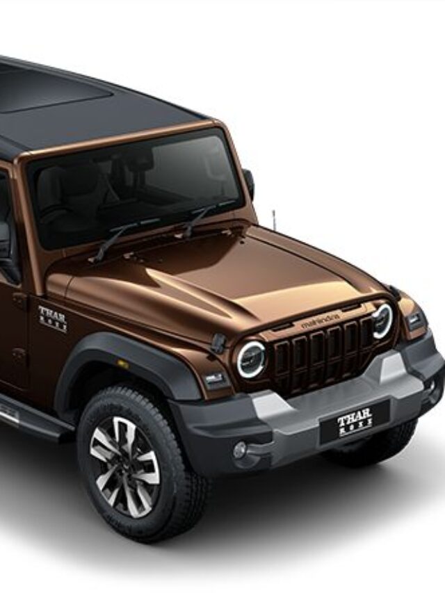 Mahindra Thar Roxx Brown