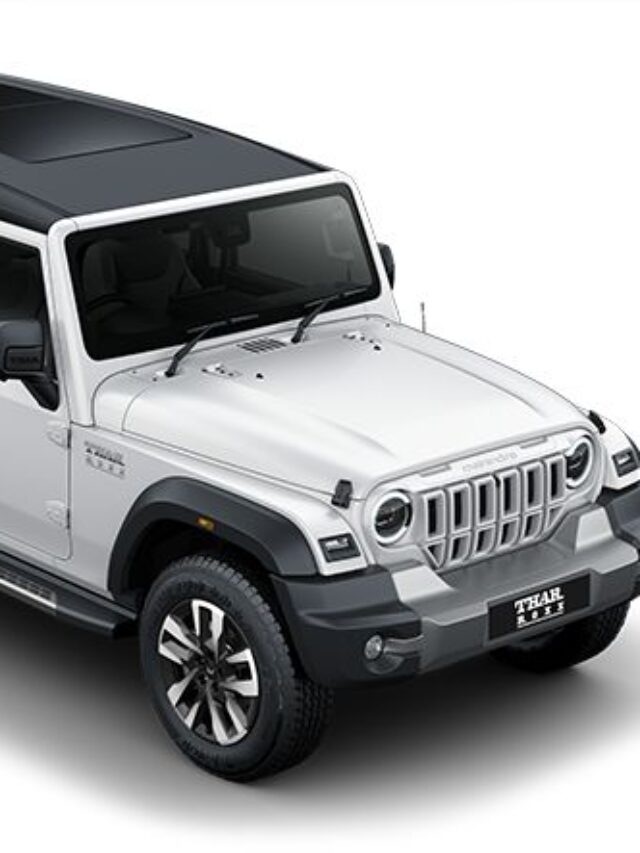 Mahindra Thar Roxx white