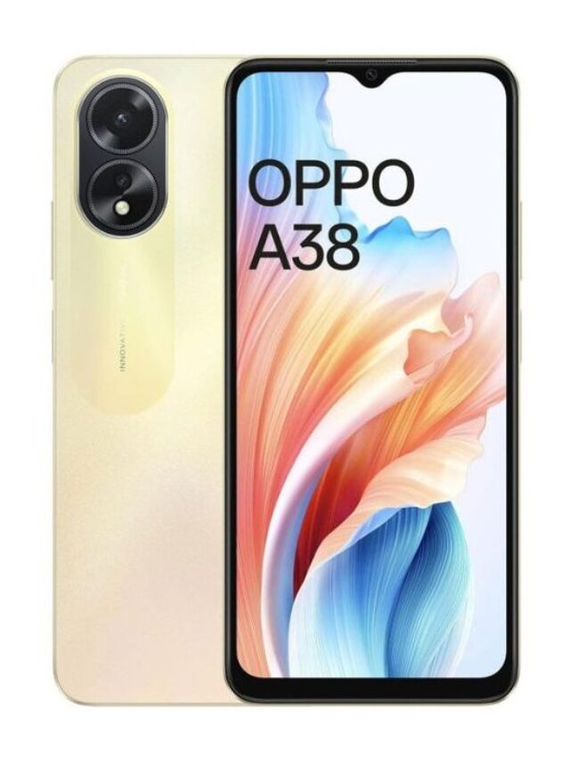 Smartphone Oppo A38 _ 4G _ 4 Go _ 128 Go _ Gold + Un Abonnement Offert