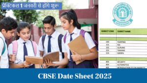 CBSE Date Sheet 2025: कक्षा 10-12 की परीक्षा तिथियां जल्द होंगी जारी, प्रैक्टिकल 1 जनवरी से होंगे शुरू, देखे