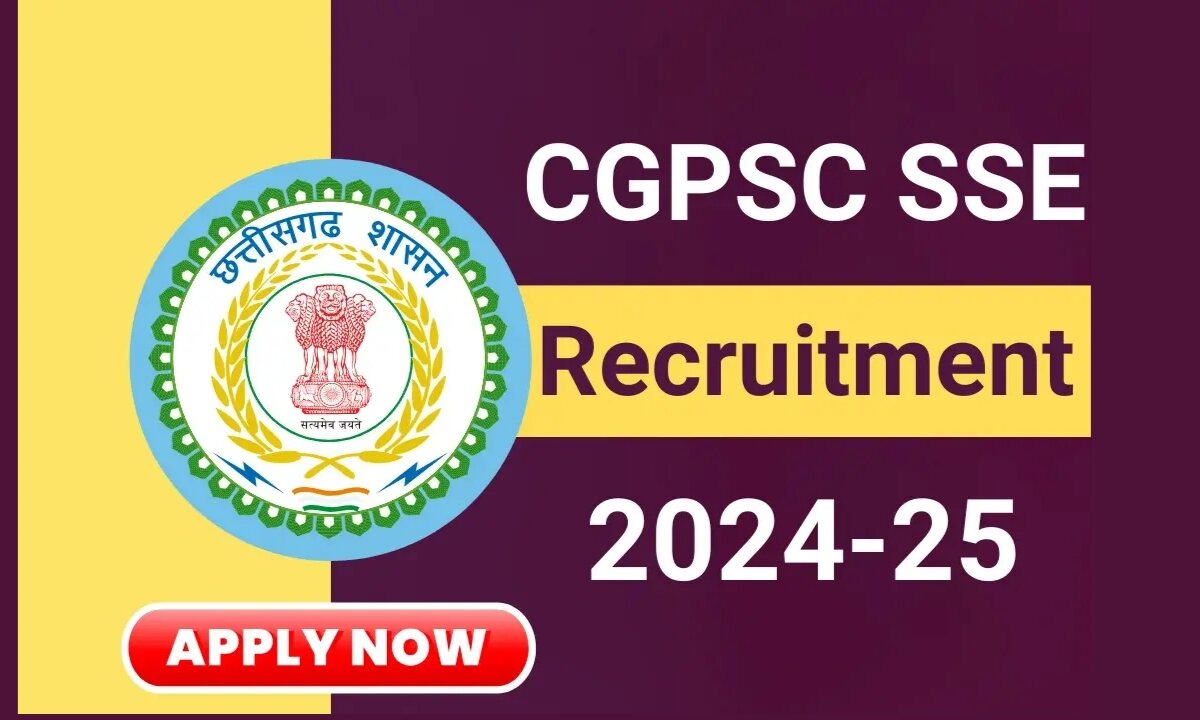 CGPSC Recruitment 2024