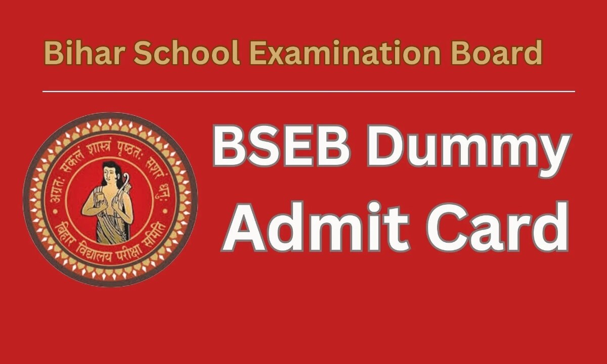 Bihar Board Dummy Admit Card 