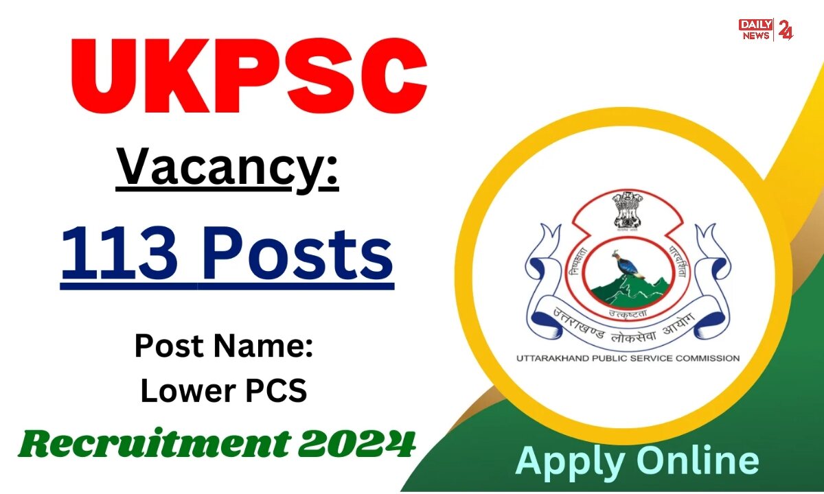 UKPSC Lower PCS Recruitment 2024