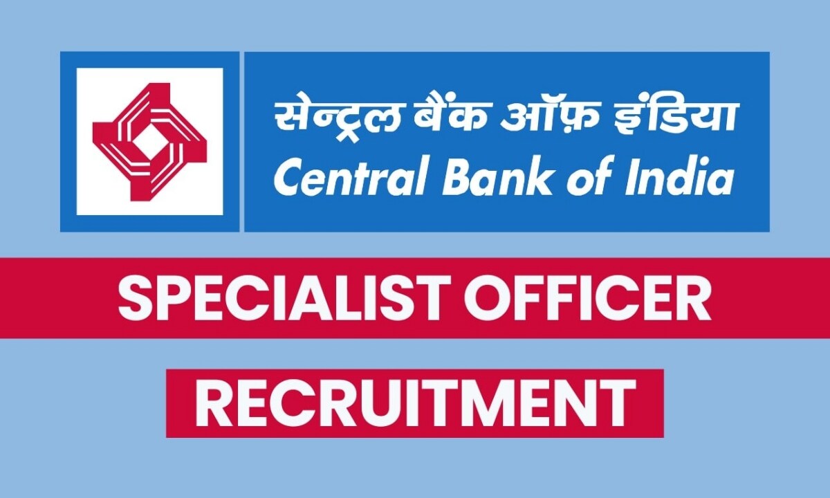 Central Bank Of India Recruitment 2024