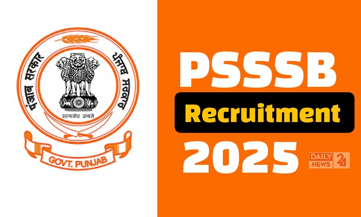 PSSSB Recruitment 2025