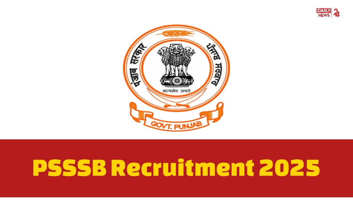 PSSSB Recruitment 2025